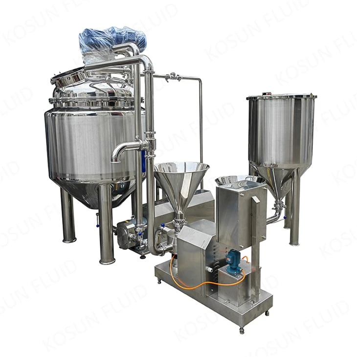 500L majónes Xanthan Gum Mixnig Tank